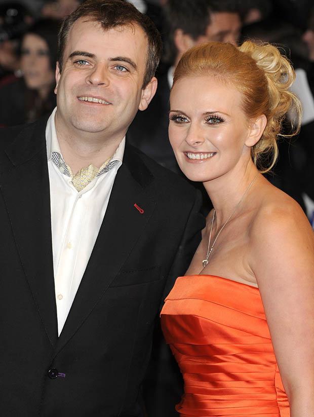 Simon Gregson and his wife