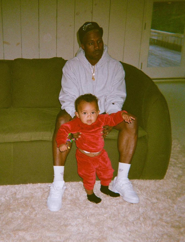 Kanye West with Saint